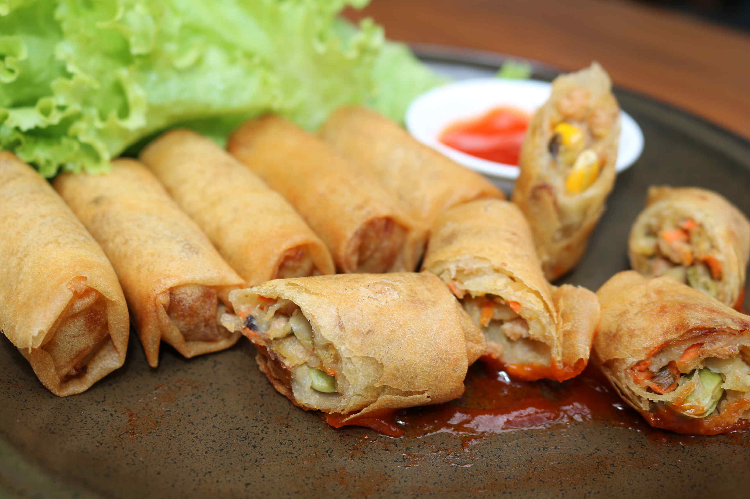Chả giò xốp rau củ